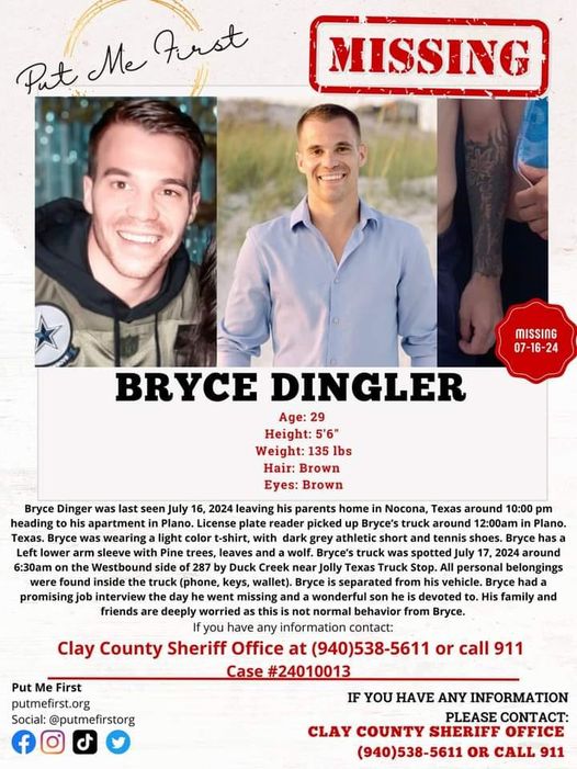 Bryce Dinger Missing: Help Find Missing Person