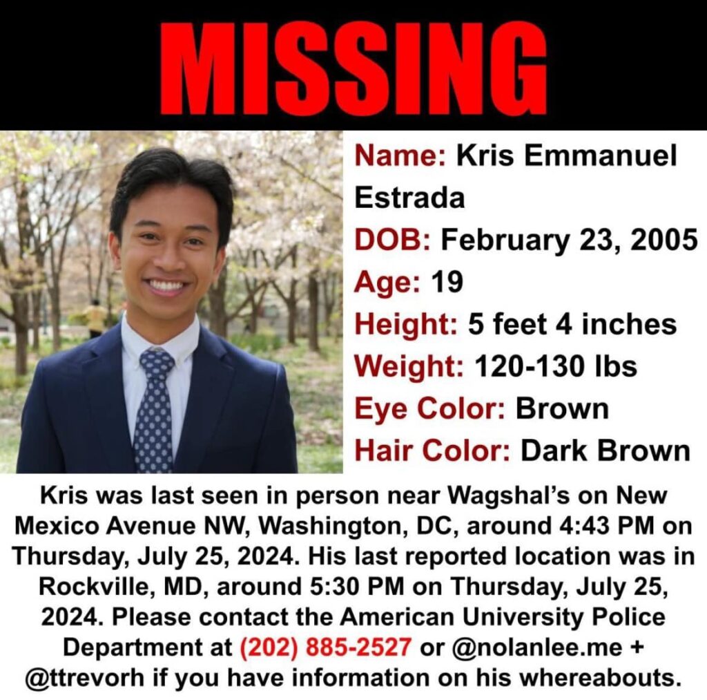 Kris Estrada Missing Washington Help Find Kris Estrada