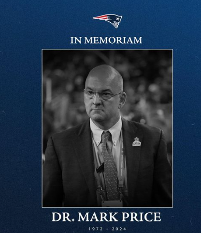 Dr. Mark Price Death Boston, MA New England Patriots Team Physician Has Passed Away