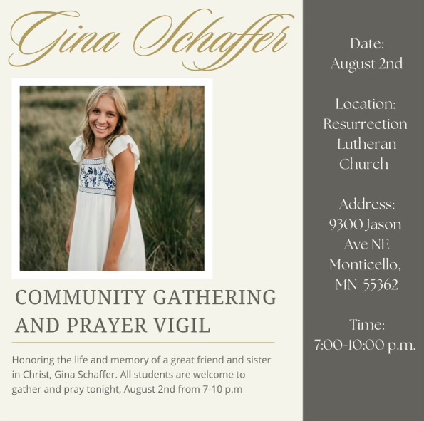 Gina Schaffer Motorcycle Accident Wyoming Minnesota August 1, Leaves Teen Dead